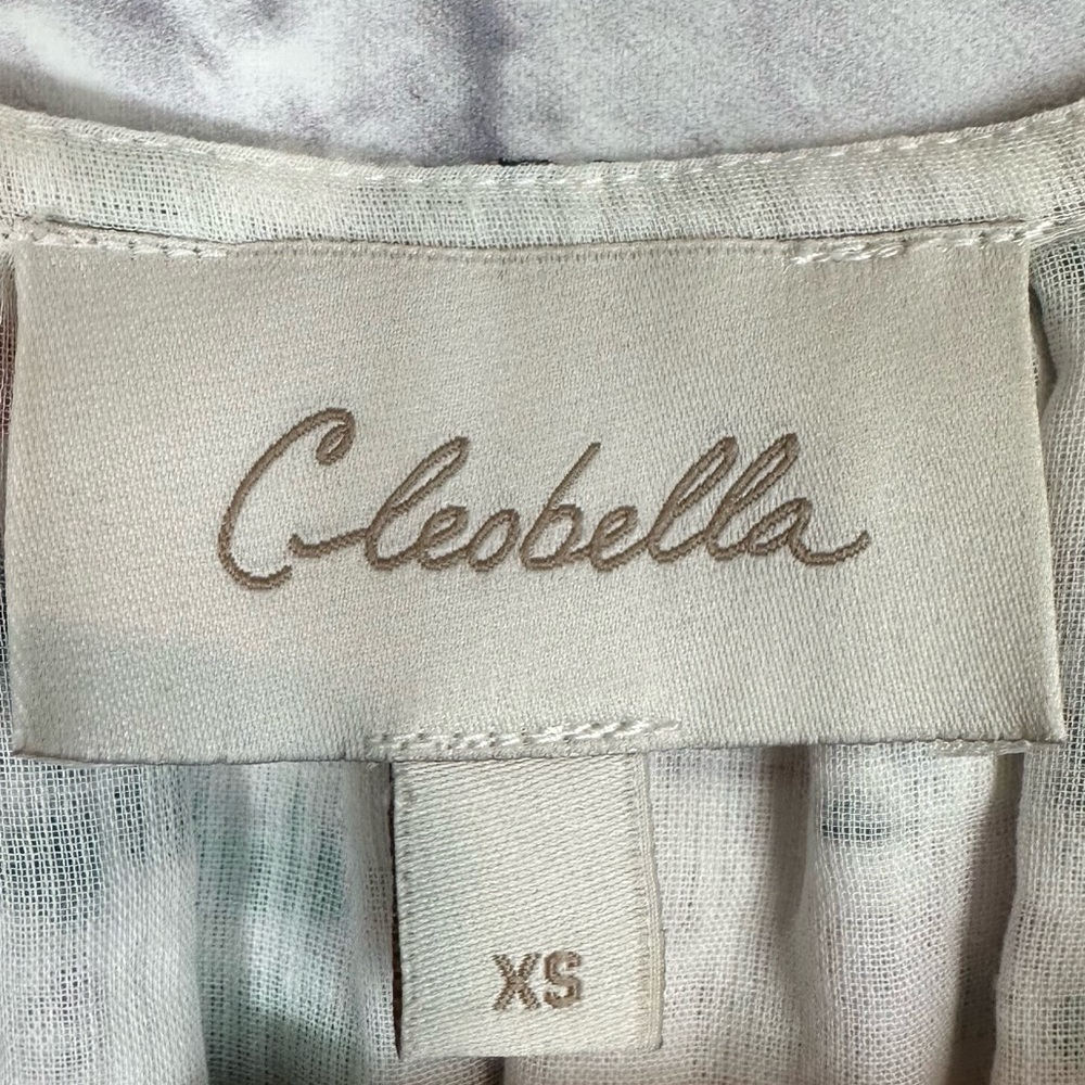 Cleobella Floral Midi Dress in Pink, Green and White - Picture 13 of 15
